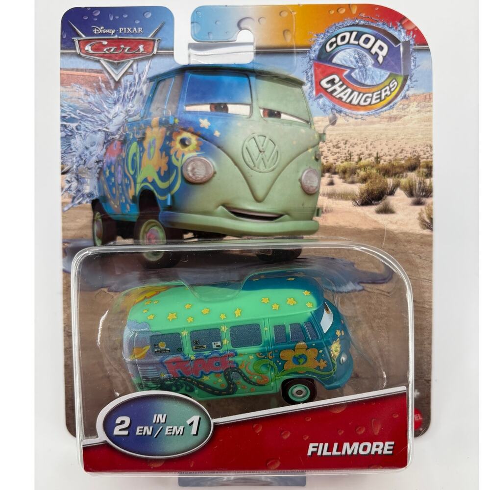 Disney Pixar Cars Color Changers 2 in 1 Fillmore VW